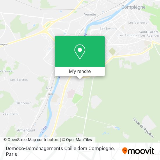 Demeco-Déménagements Caille dem Compiègne plan