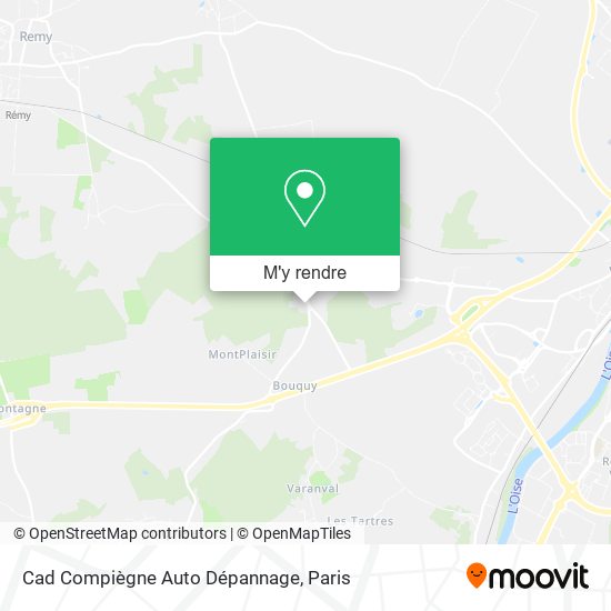 Cad Compiègne Auto Dépannage plan