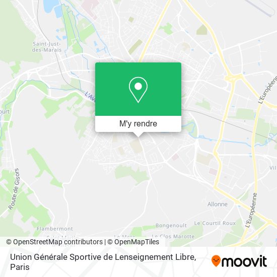 Union Générale Sportive de Lenseignement Libre plan