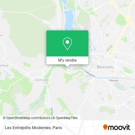 Les Entrepôts Modernes plan
