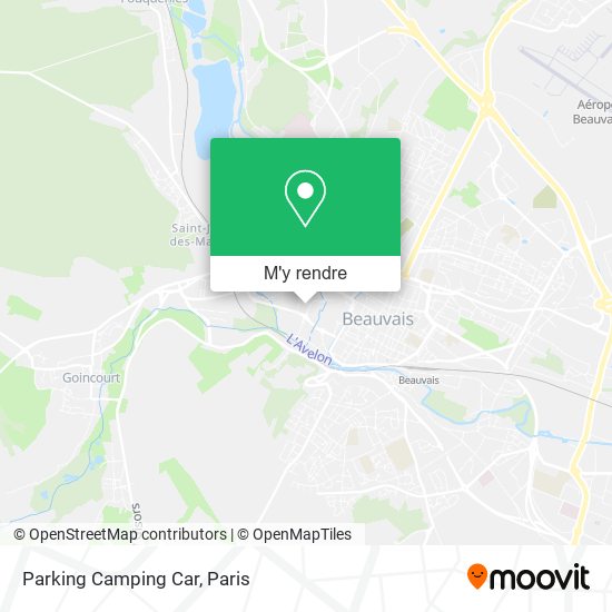 Parking Camping Car plan