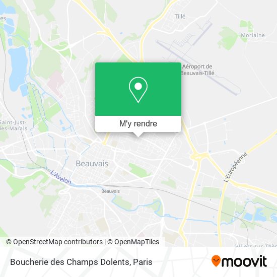 Boucherie des Champs Dolents plan