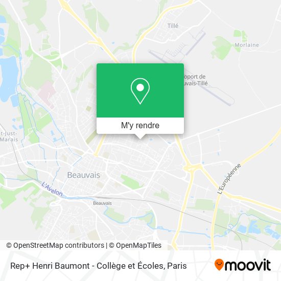Rep+ Henri Baumont - Collège et Écoles plan