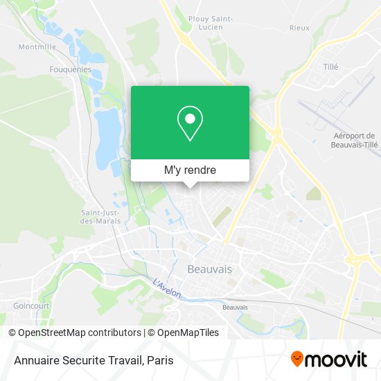 Annuaire Securite Travail plan