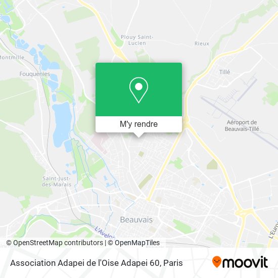 Association Adapei de l'Oise Adapei 60 plan