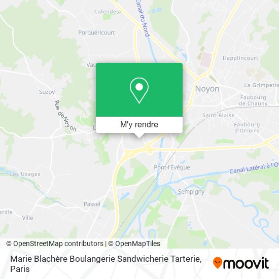 Marie Blachère Boulangerie Sandwicherie Tarterie plan
