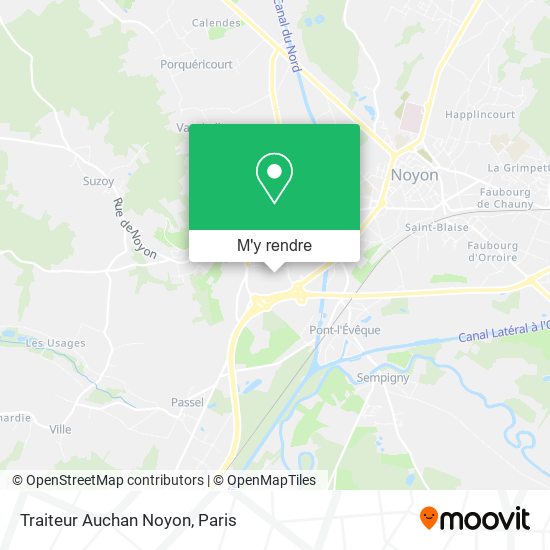 Traiteur Auchan Noyon plan