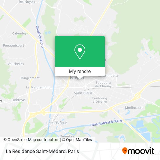 La Résidence Saint-Médard plan