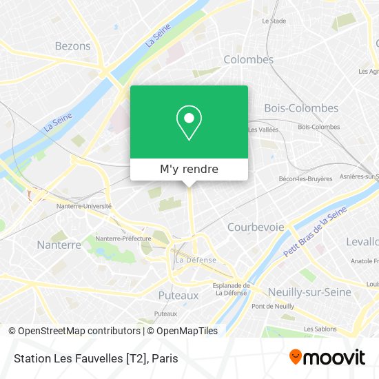 Station Les Fauvelles [T2] plan