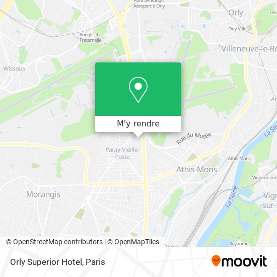 Orly Superior Hotel plan
