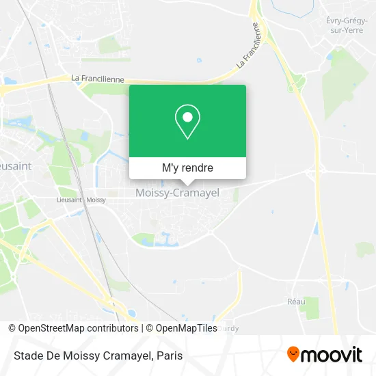 Stade De Moissy Cramayel plan