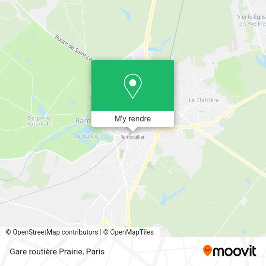 Gare routière Prairie plan