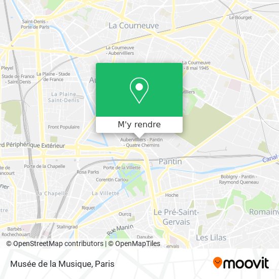 Musée de la Musique plan