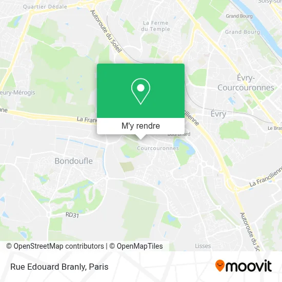 Rue Edouard Branly plan