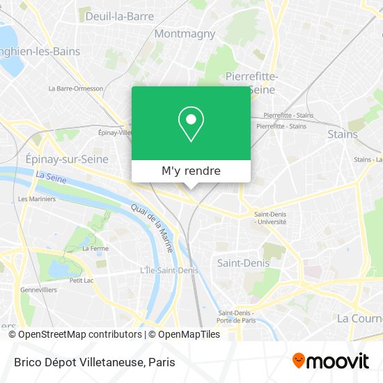 Brico Dépot Villetaneuse plan
