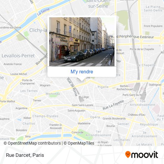 Rue Darcet plan