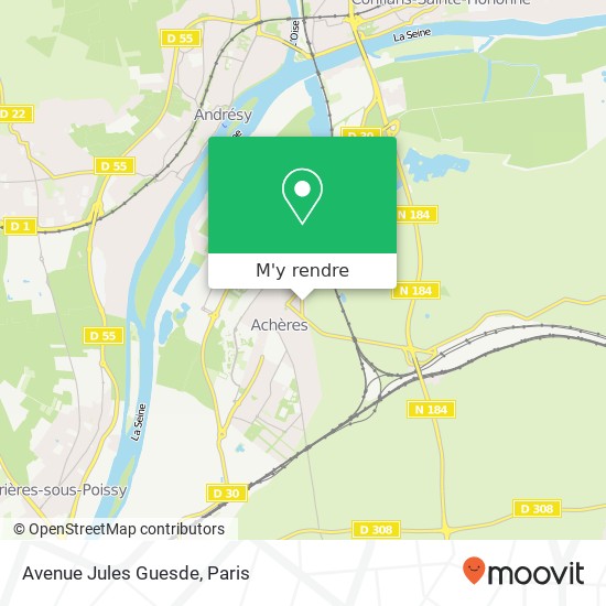 Avenue Jules Guesde plan