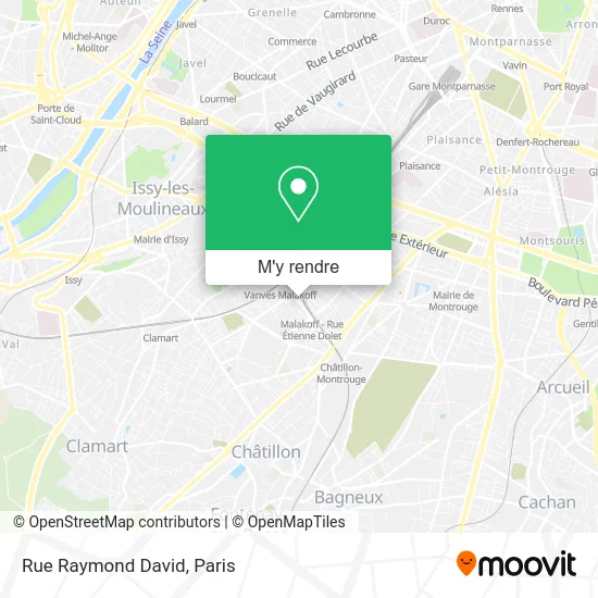 Rue Raymond David plan