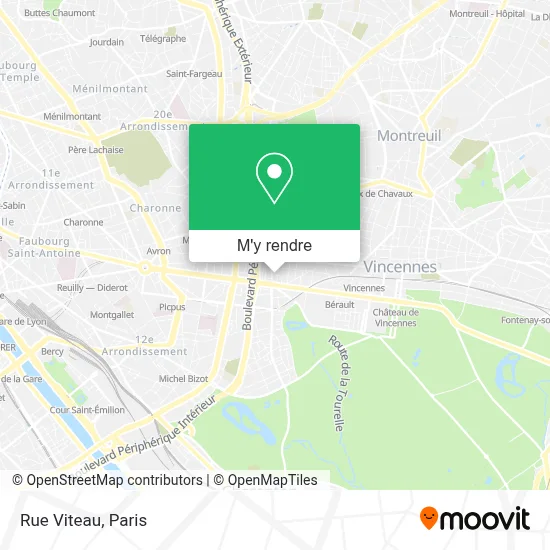 Rue Viteau plan