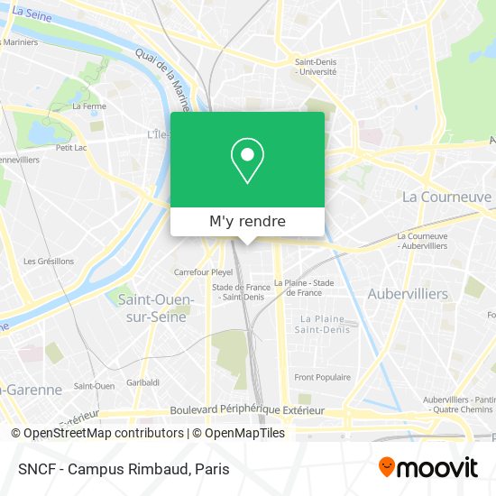 SNCF - Campus Rimbaud plan