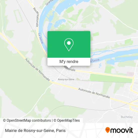 Mairie de Rosny-sur-Seine plan