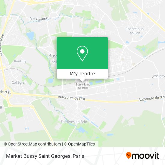 Market Bussy Saint Georges plan
