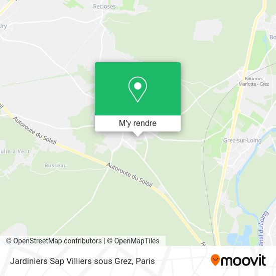 Jardiniers Sap Villiers sous Grez plan