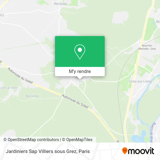Jardiniers Sap Villiers sous Grez plan
