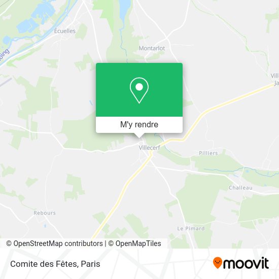 Comite des Fêtes plan