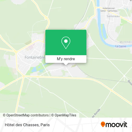 Hôtel des Chasses plan