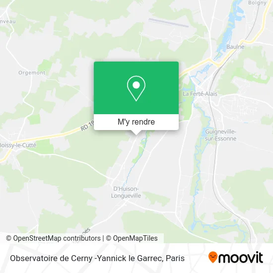 Observatoire de Cerny -Yannick le Garrec plan