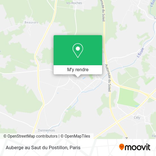 Auberge au Saut du Postillon plan