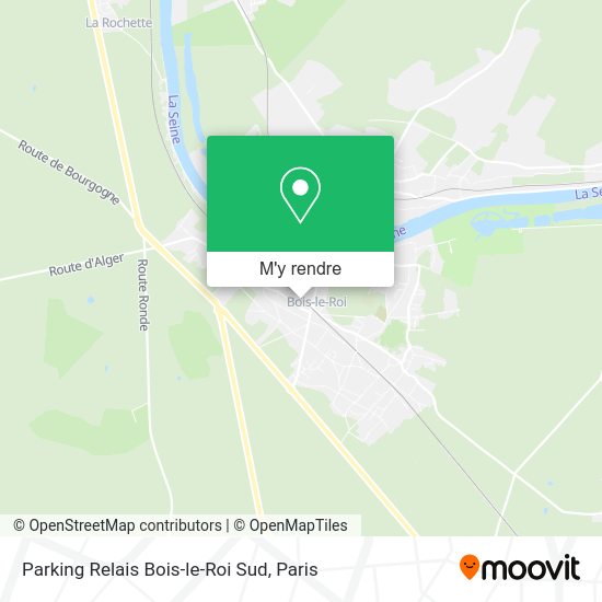 Parking Relais Bois-le-Roi Sud plan
