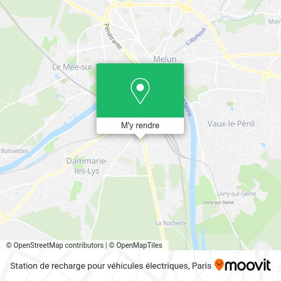 Station de recharge pour véhicules électriques plan