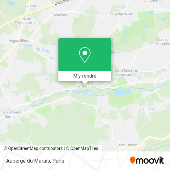 Auberge du Marais plan