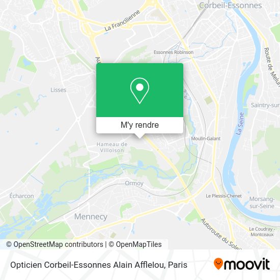 Opticien Corbeil-Essonnes Alain Afflelou plan