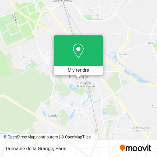 Domaine de la Grange plan