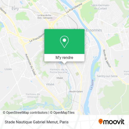 Stade Nautique Gabriel Menut plan