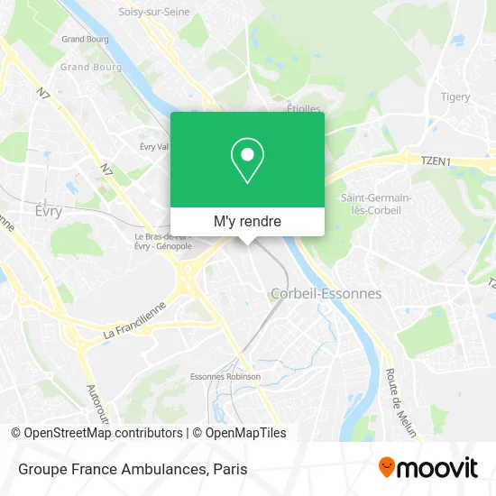 Groupe France Ambulances plan