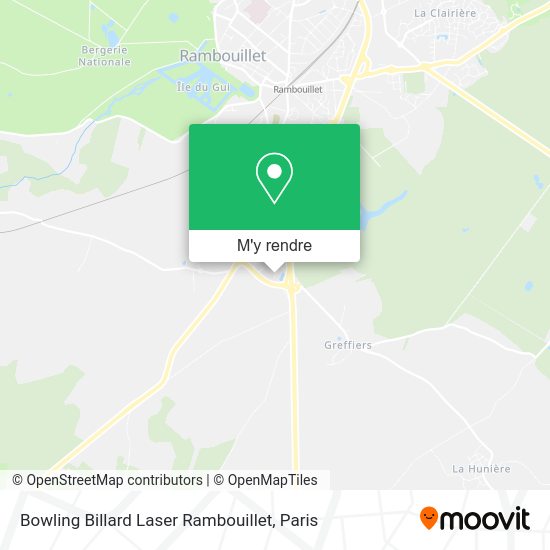Bowling Billard Laser Rambouillet plan