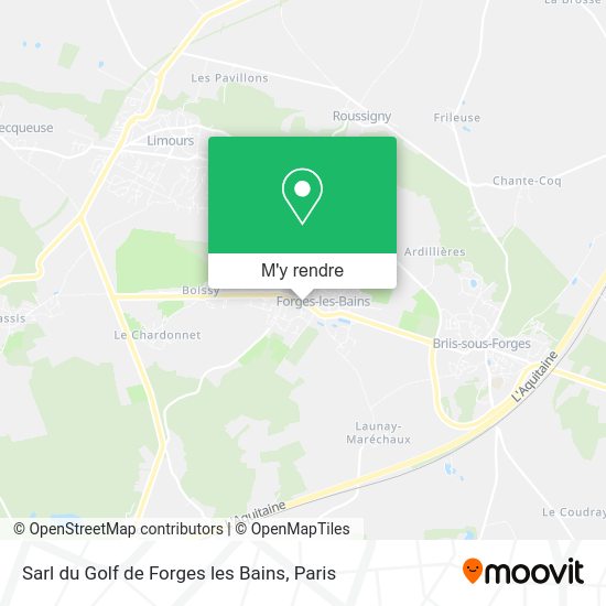 Sarl du Golf de Forges les Bains plan