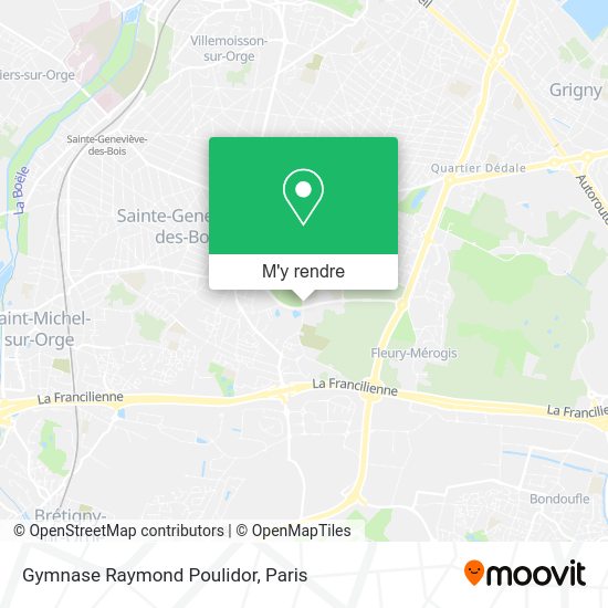 Gymnase Raymond Poulidor plan