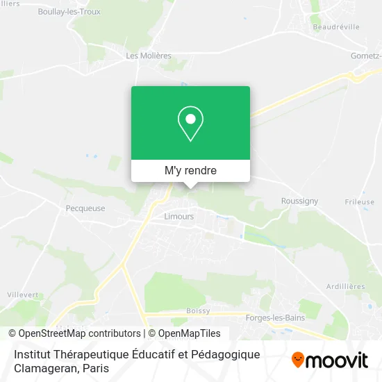 Institut Thérapeutique Éducatif et Pédagogique Clamageran plan