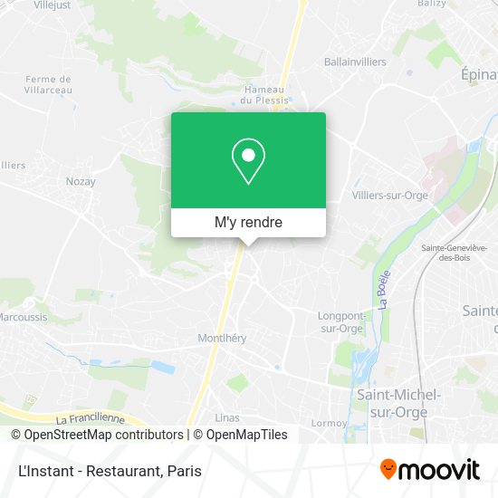 L'Instant - Restaurant plan
