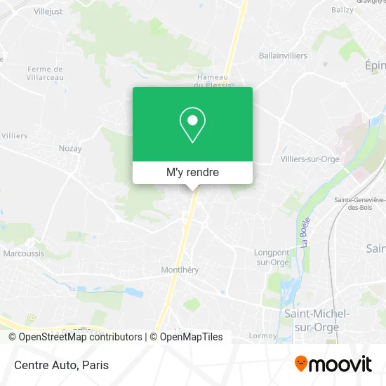 Centre Auto plan