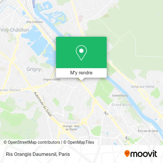 Ris Orangis Daumesnil plan