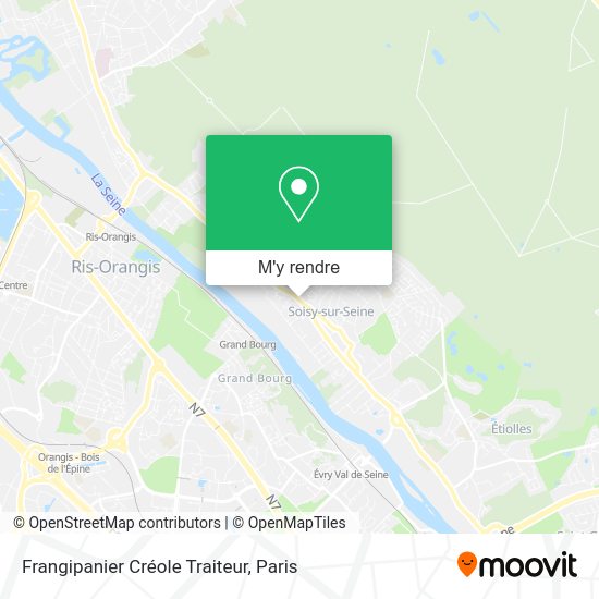 Frangipanier Créole Traiteur plan