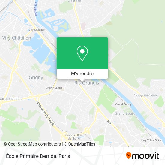 École Primaire Derrida plan