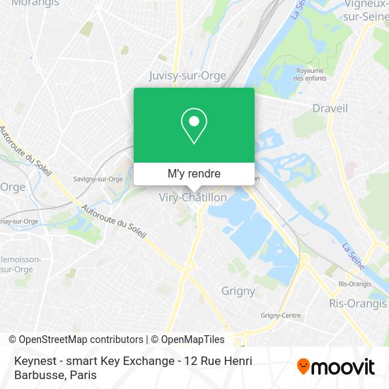 Keynest - smart Key Exchange - 12 Rue Henri Barbusse plan