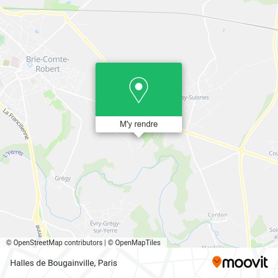 Halles de Bougainville plan